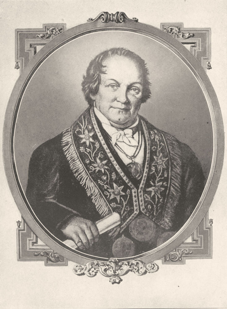 CHARITY. Odd Fellows; Thomas Wildey, Founder of the Order 1907 old print
